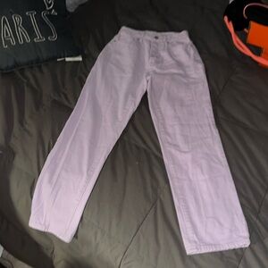 Pacsun High rise straight, pale pink jeans, size 23